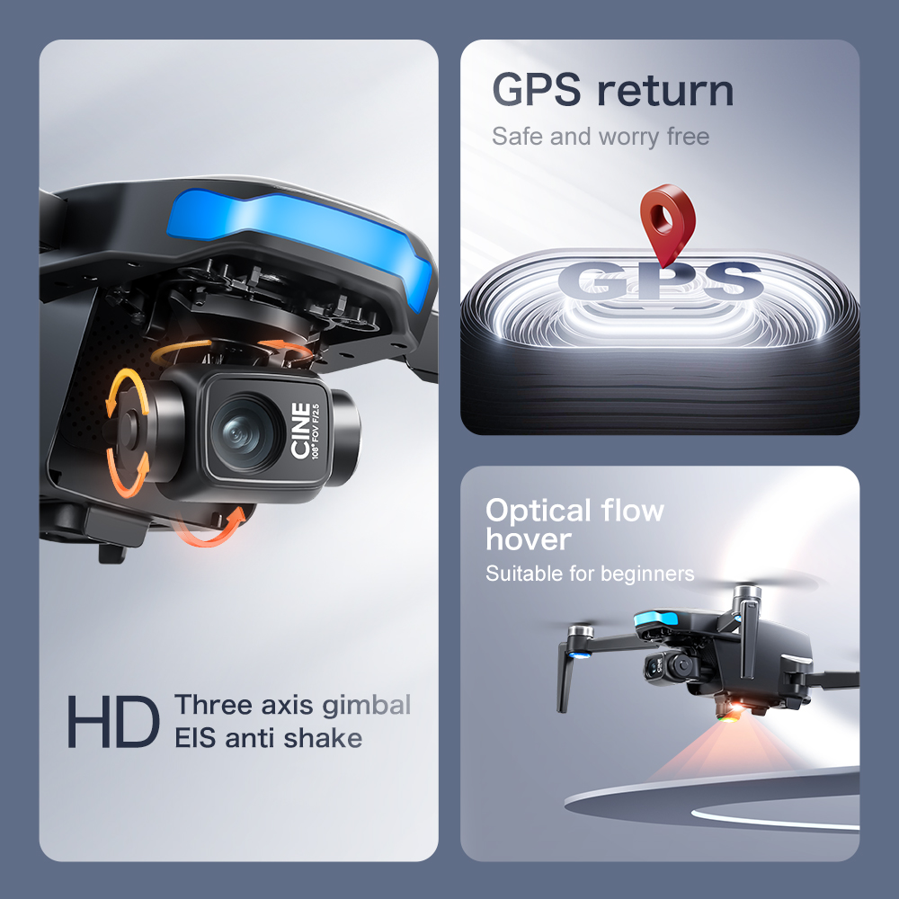 Original S-X1 GPS Drone 8KHD p - Drone Camera Professional ulasan dan harga